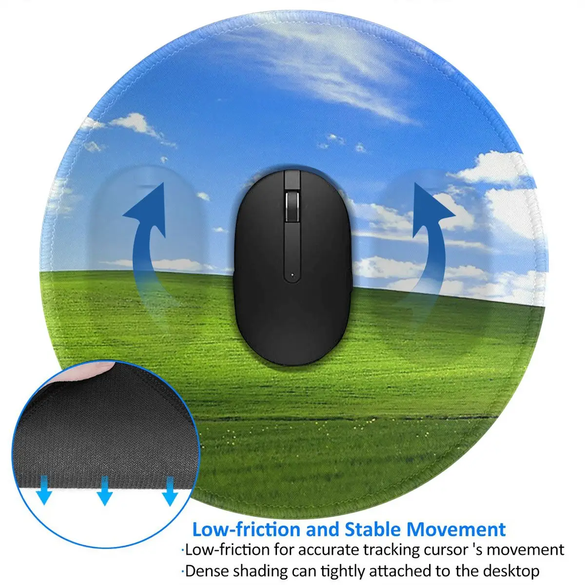 Pc Gaming Wallpaper - Windows XP Wallpaper Round Mouse Pad