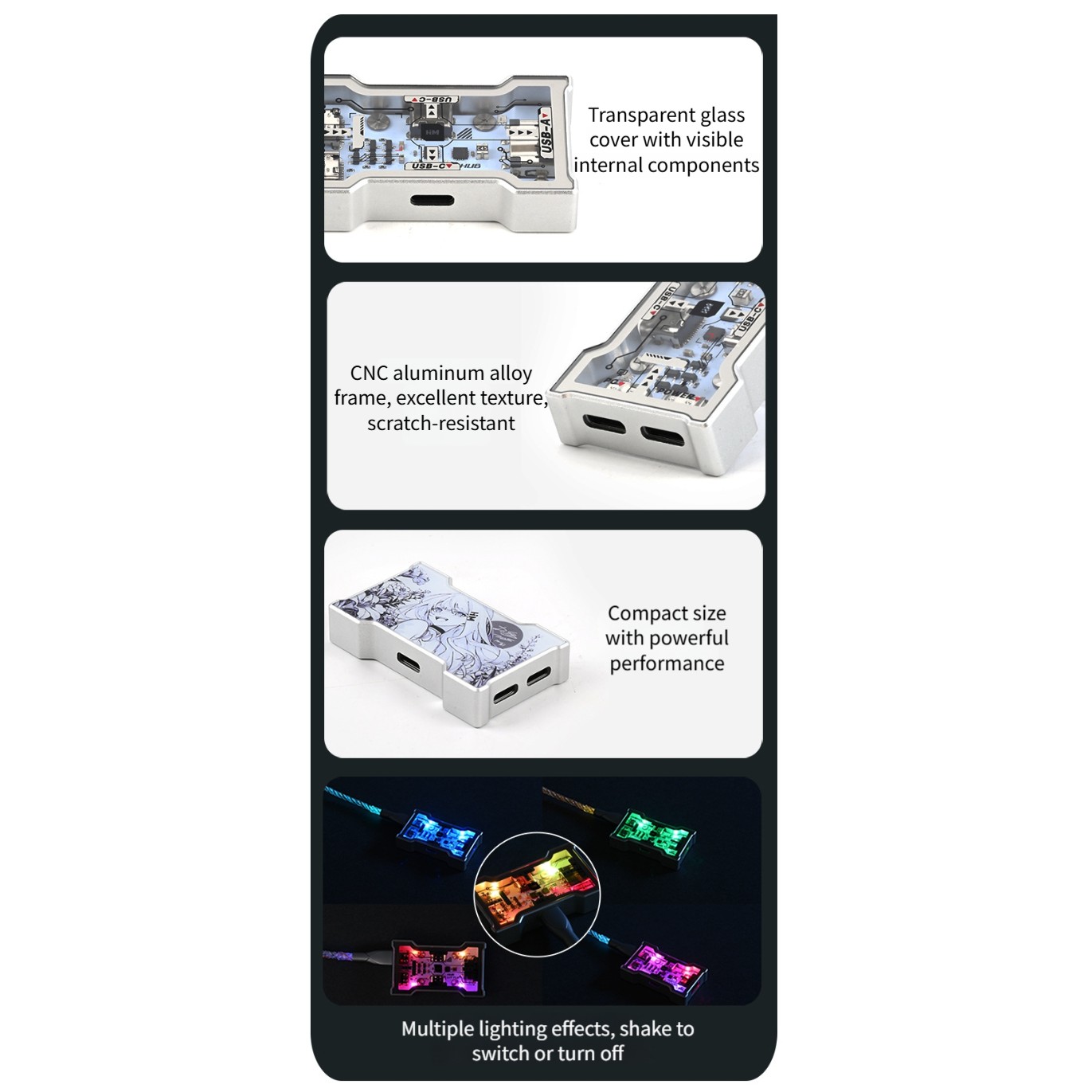 1 Pcs Little Gaming USB HUB 1  - Usb Hub Gaming review and price