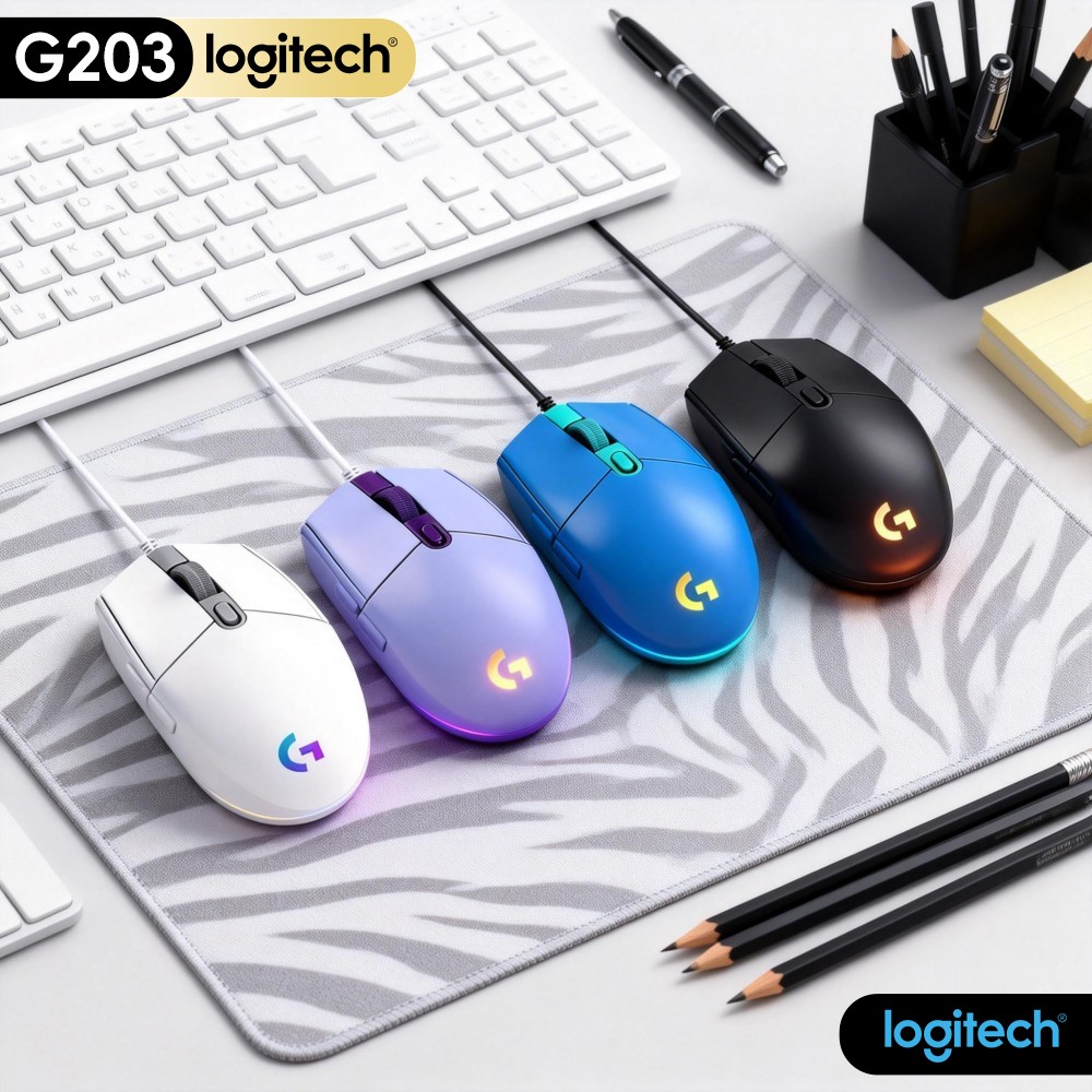 Logitech G203 Wired Gaming Mou - Pc Gaming Optimization review and price