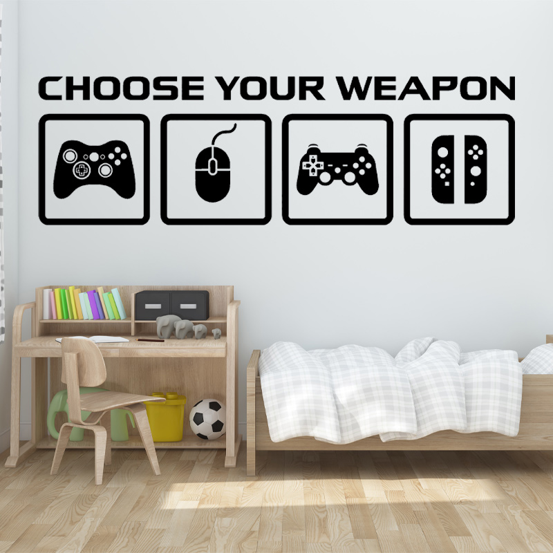 Video Game Decor Wall Decal  C - Pc Gaming Wallpaper review and price