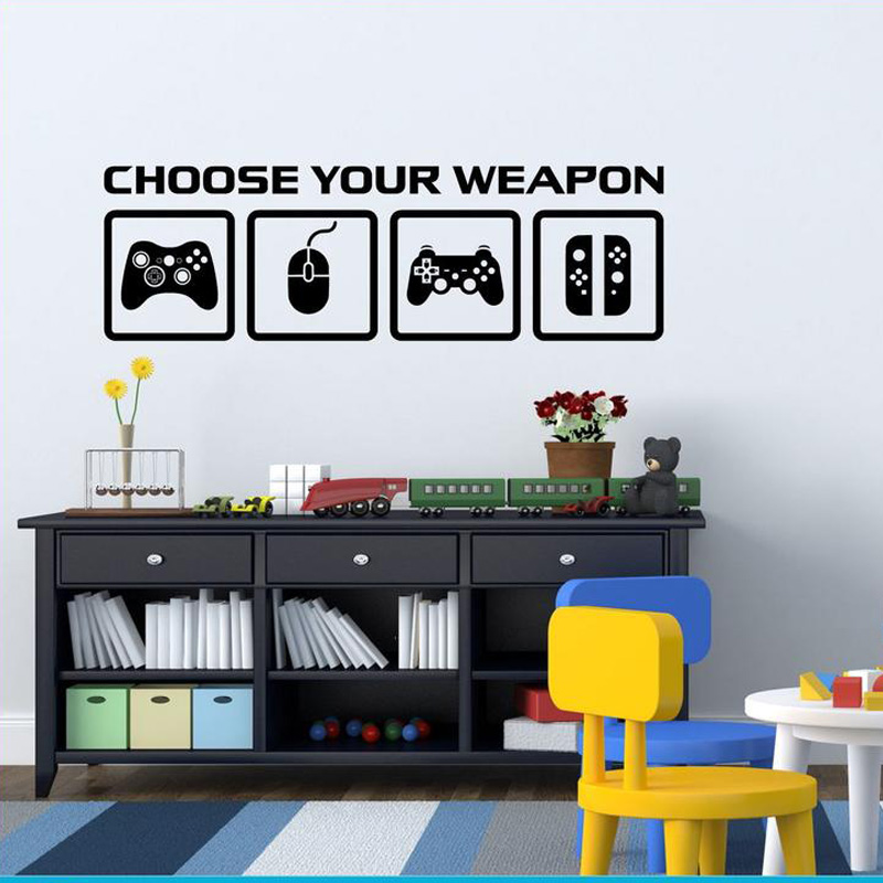 Video Game Decor Wall Decal  C - Pc Gaming Wallpaper review and price
