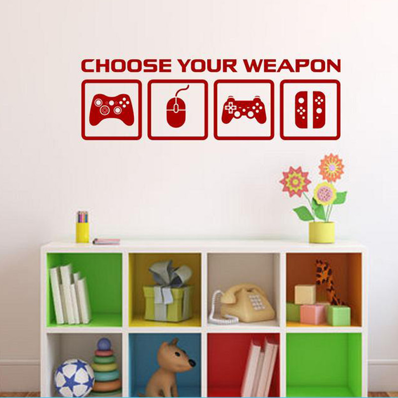 Video Game Decor Wall Decal  C - Pc Gaming Wallpaper review and price