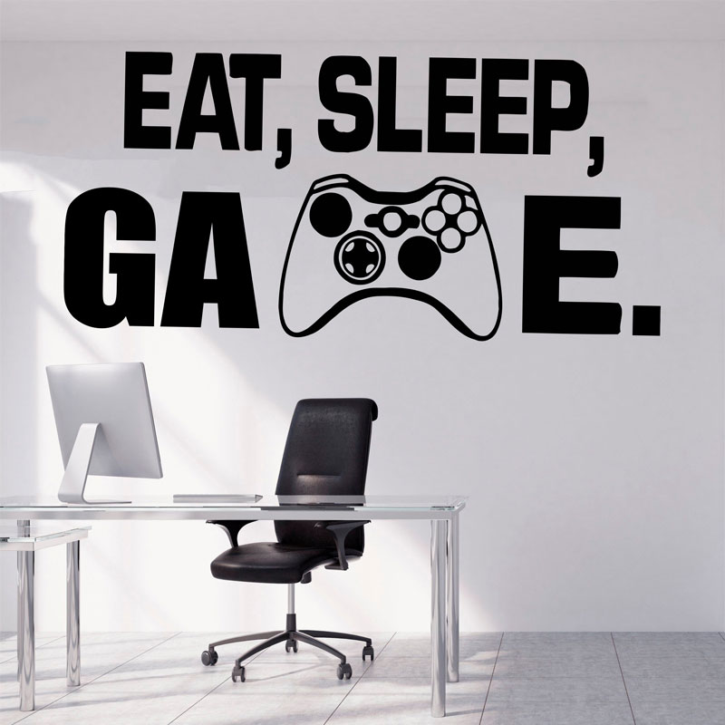 Carved Gamer Wall Sticker Viny - Pc Gaming Wallpaper review and price