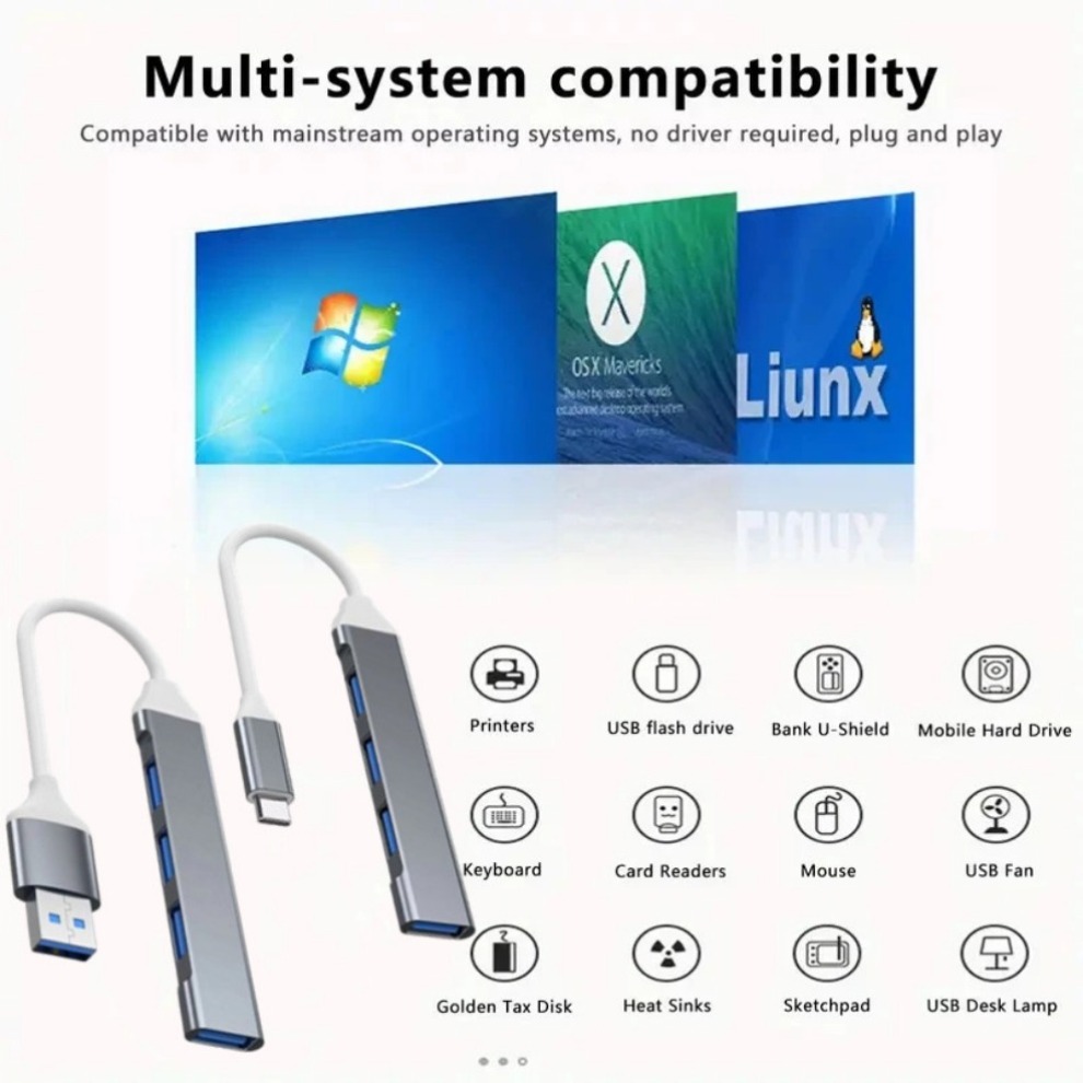 USB 3.0 Hub 4 in 1 USB Hub Hig - Usb Hub Gaming review and price