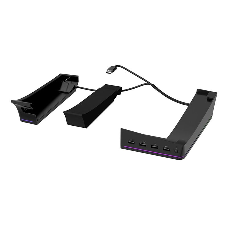 For PS5 Slim/Pro Stand With Li - Usb Hub Gaming review and price