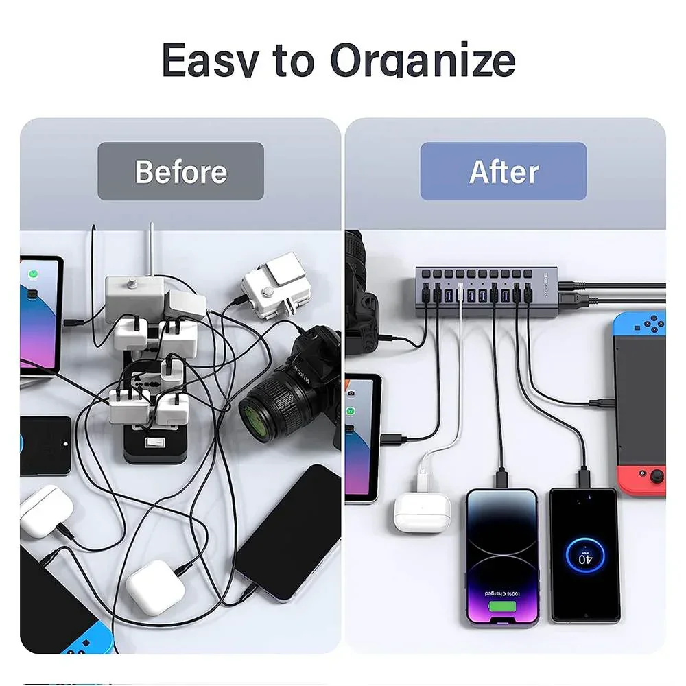 Acasis USB Splitter Powered US - Usb Hub Gaming review and price